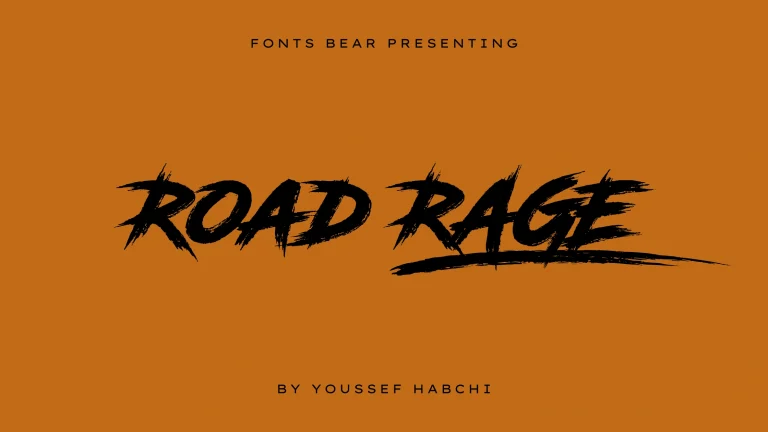 Road Rage Font