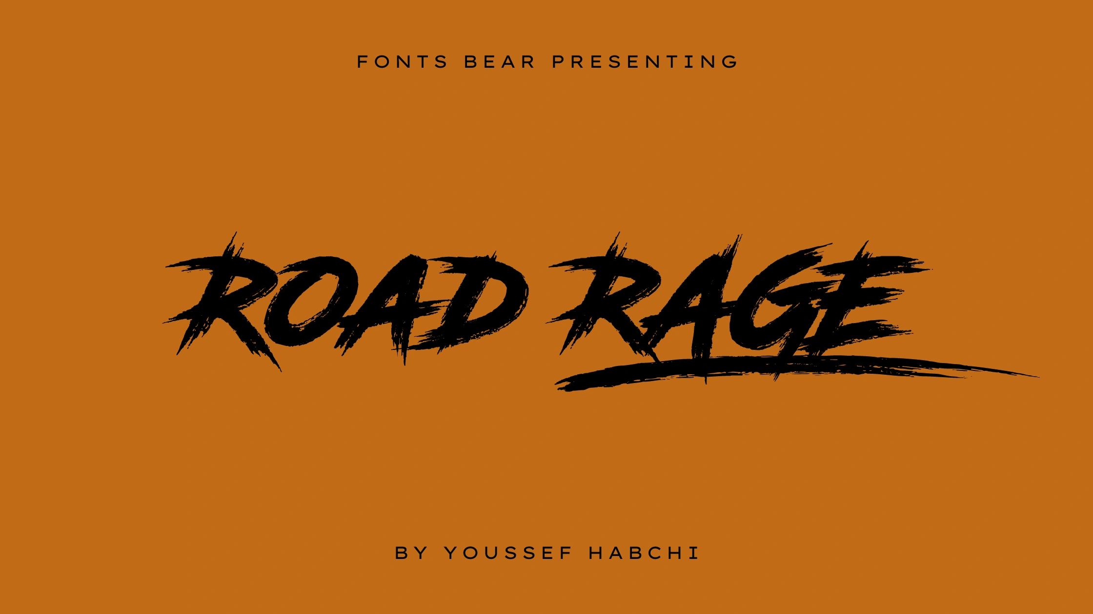 Road Rage Font