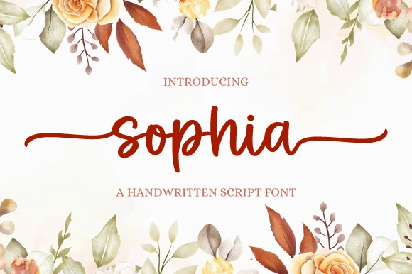 Sophia Font download