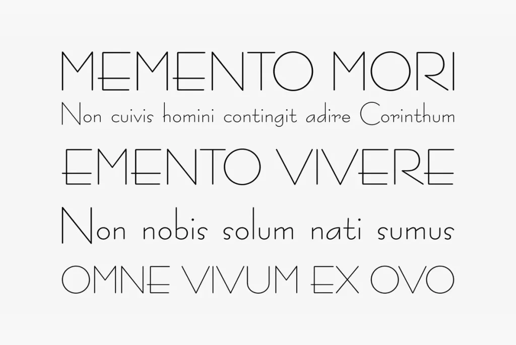 Bernhard Fashion Font View 1