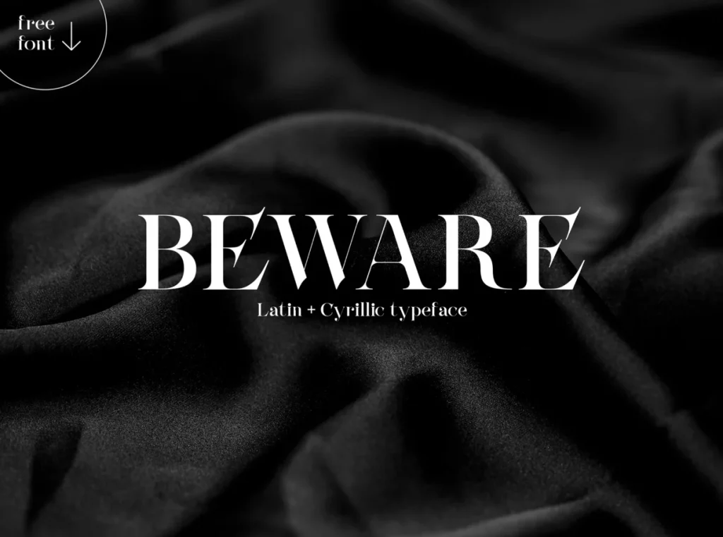 Beware font Download