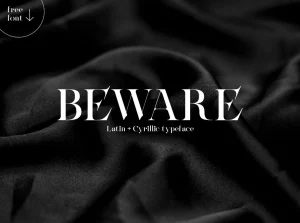 Beware font Download