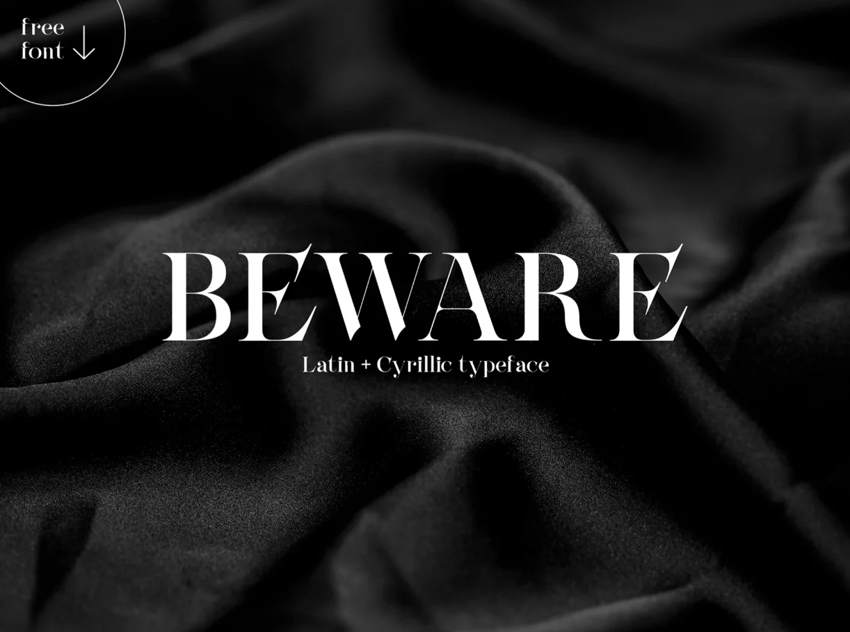 Beware font Download