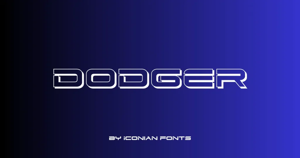 Dodger Font Free Download