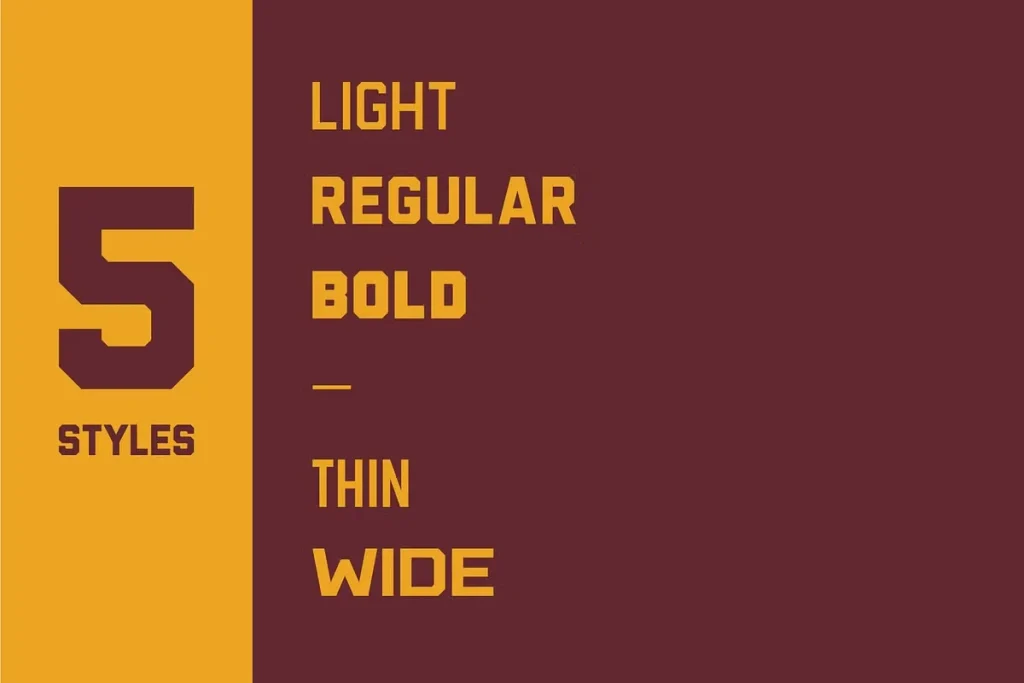 Gameday Font View 3