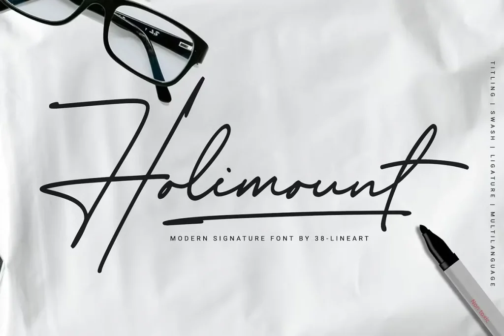 Holimount Font Free Download