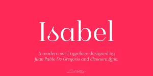 Isabel Font Free Download