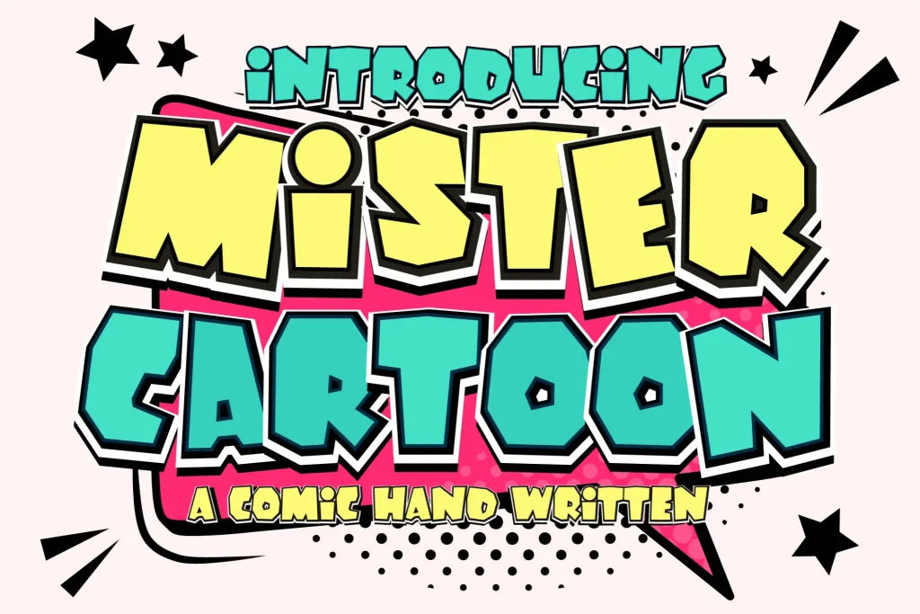 Mister Cartoon Font