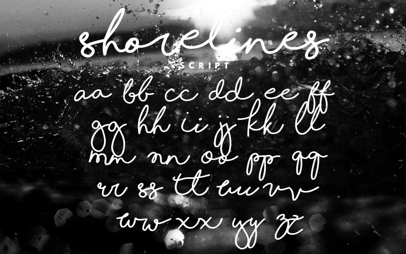 Shorelines Font View 2