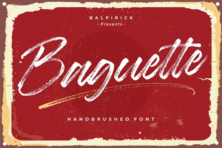 Baguette Font Free Download