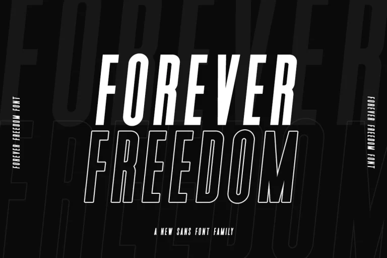 forever freedom font free download