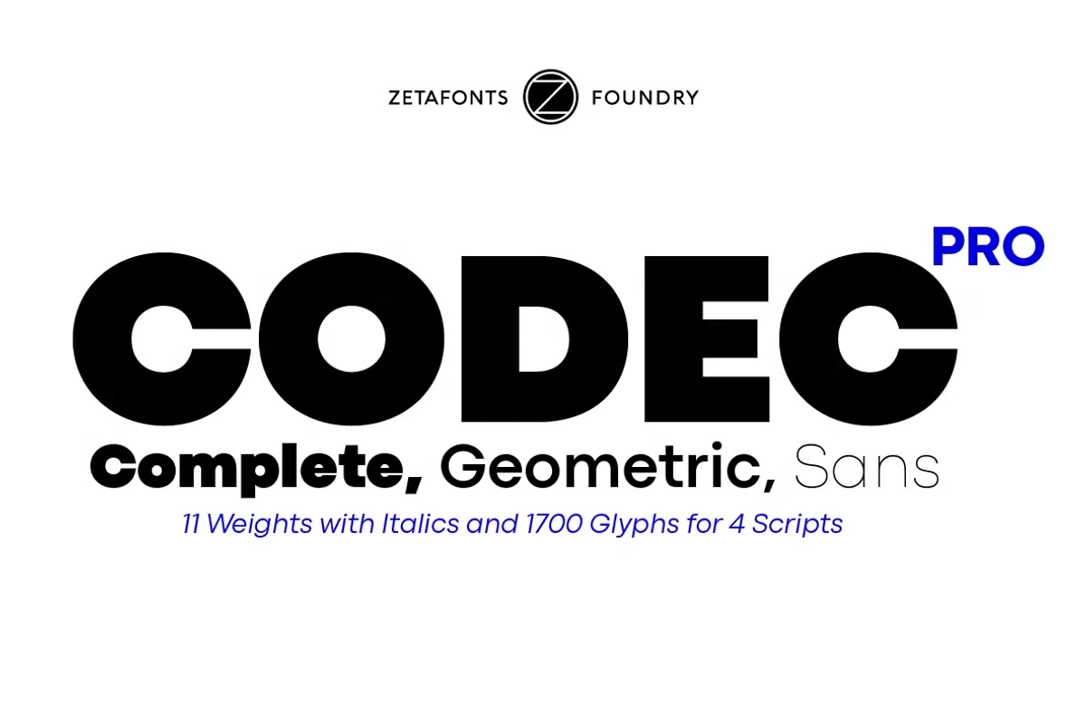 Codec Pro Font