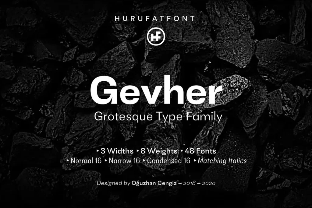 Gevher Grotesque Font