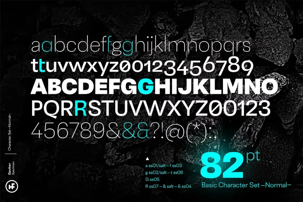 Gevher Grotesque Font Free Download 3