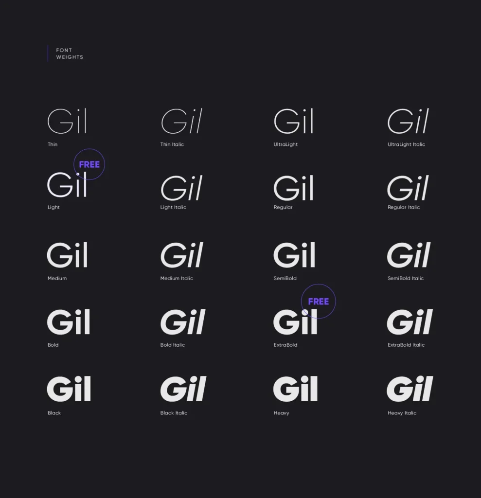 Gilroy Font Free Download 1