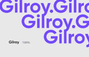 Gilroy Font Free Download