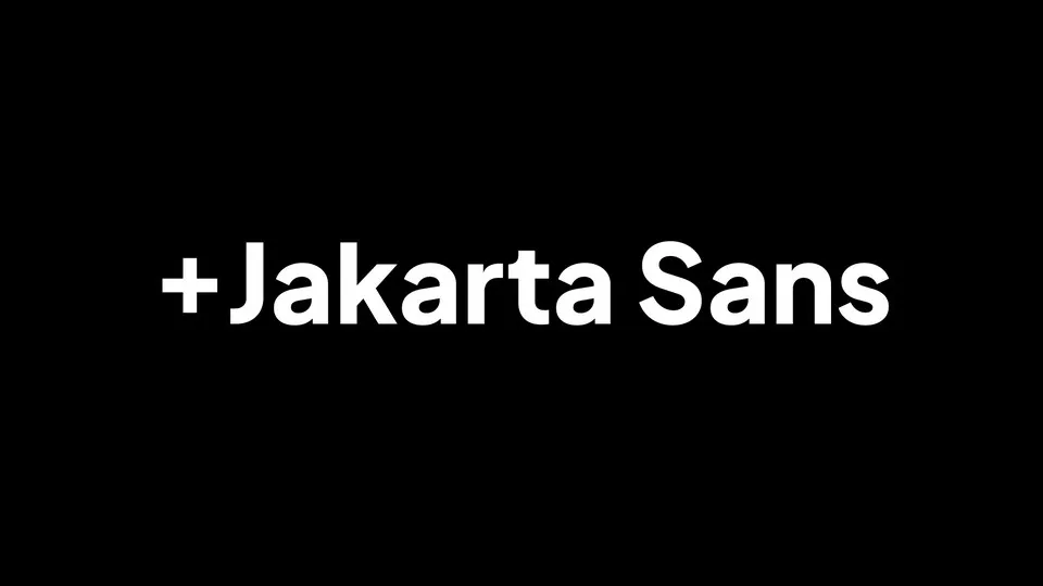 Jakarta Sans Font Download