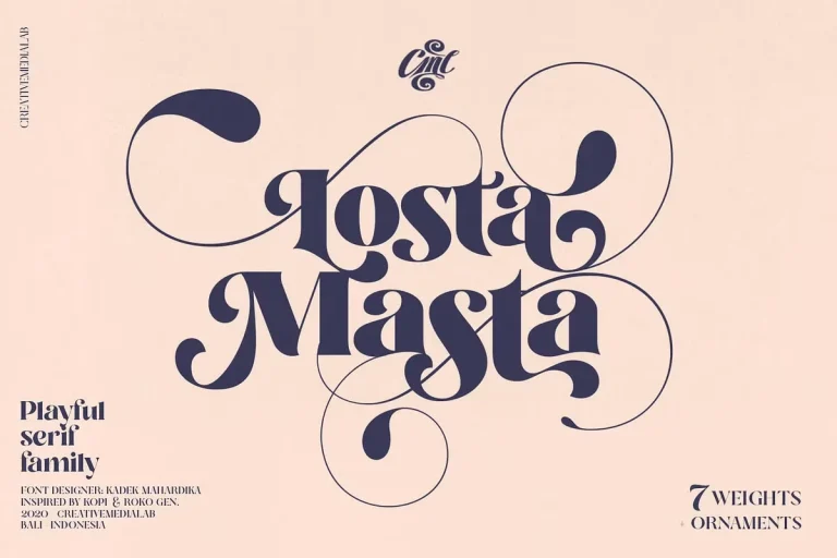 Losta Masta Font Download