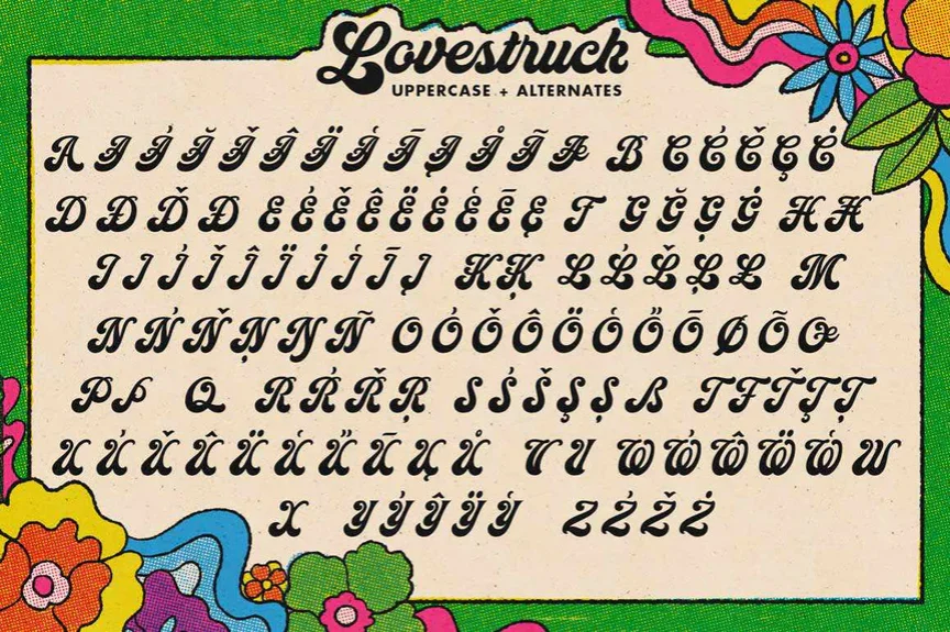 Lovestruck Font View 4