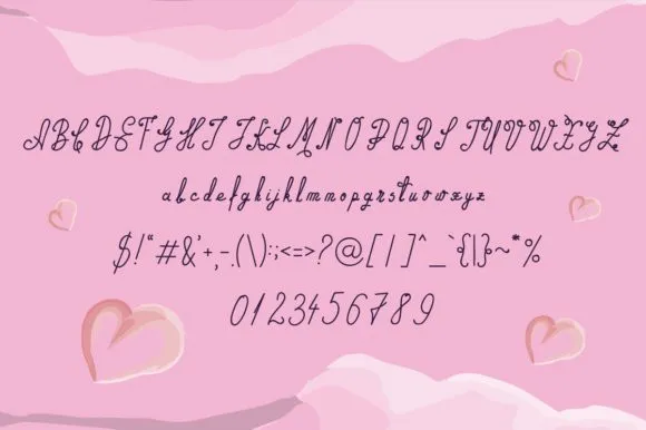 Pink Friday Font View 2