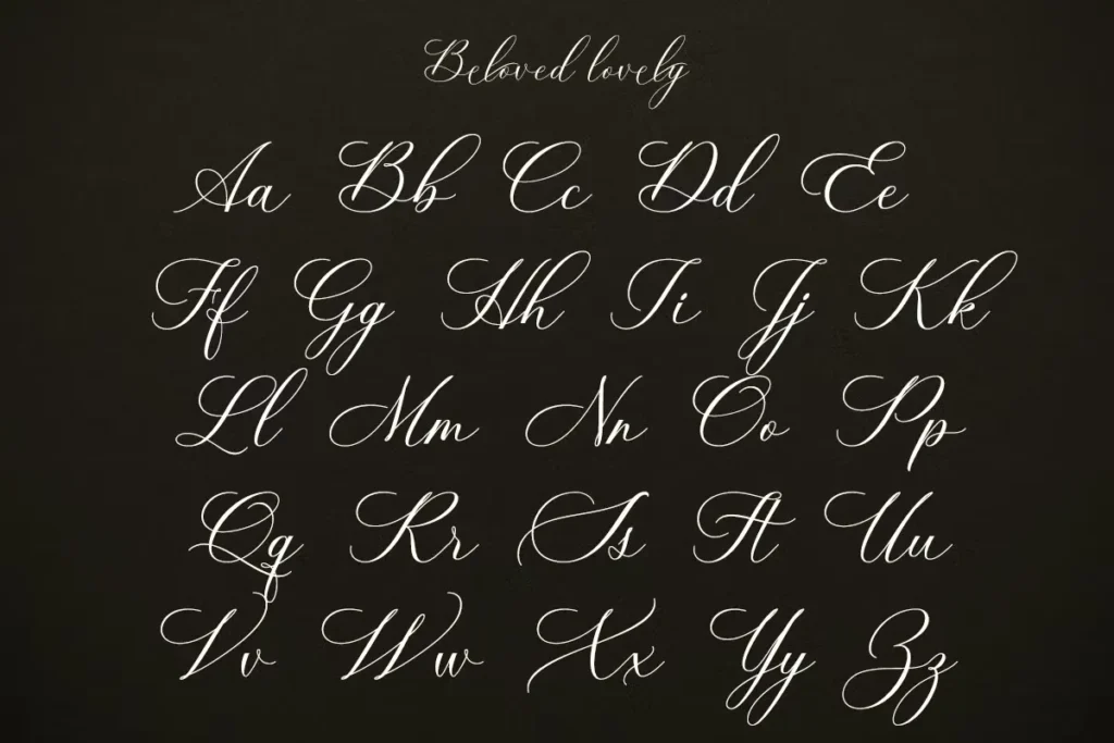 Beloved Lovely Font Download 4