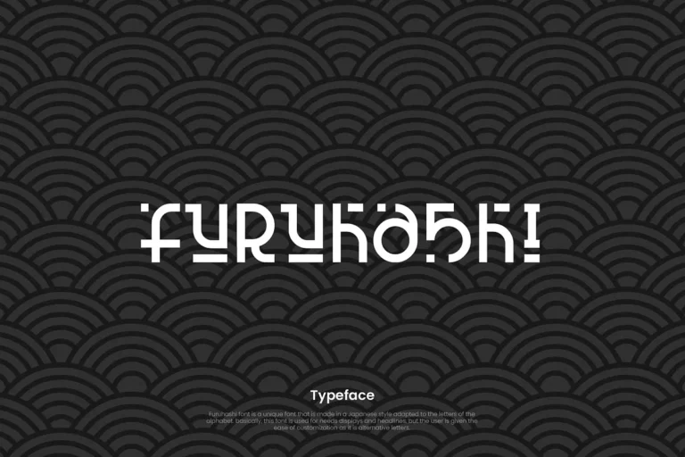 Furuhashi Font 1