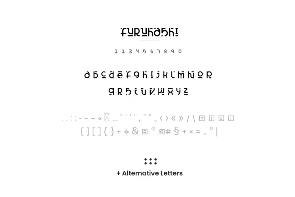 Furuhashi Font 5