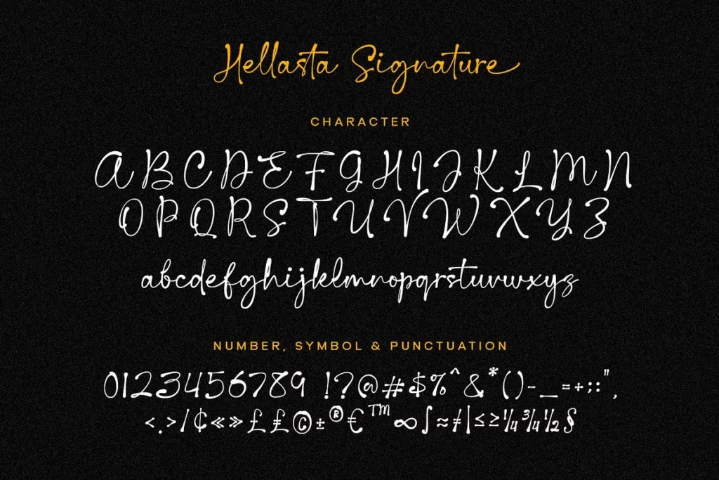 Hellasta Signature Font Free Download 3