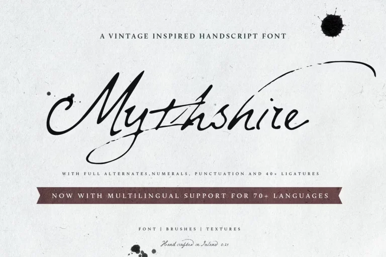 Mythshire font download