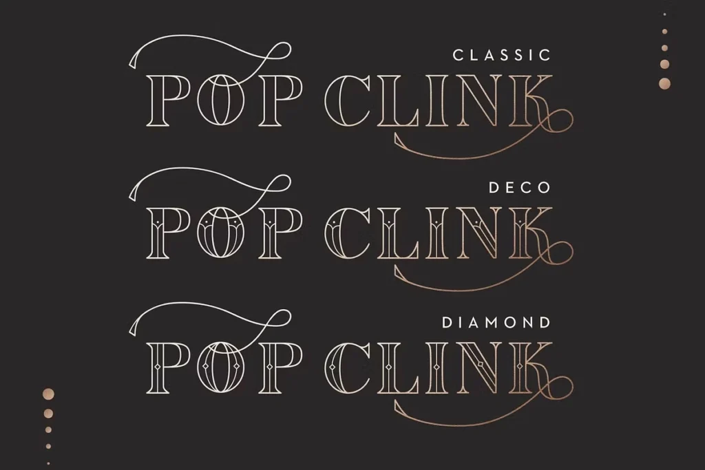 Pop Clink Font Download 1