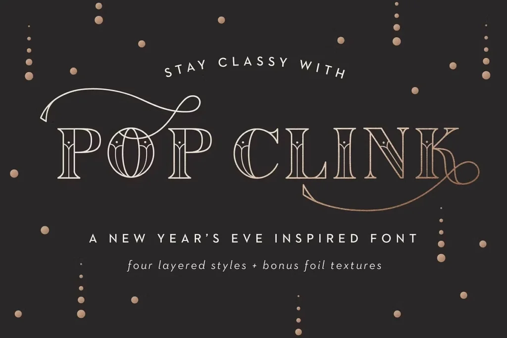 Pop Clink Font Download