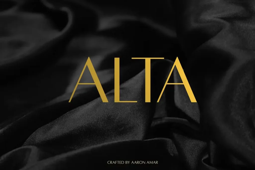 alta font download