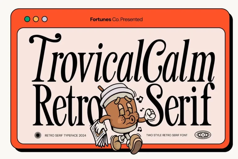 trovical calm font