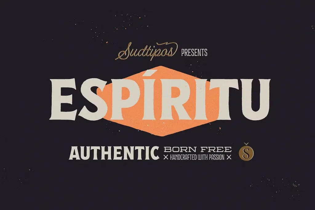 Espiritu font