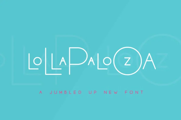 Lollapalooza Font Feature