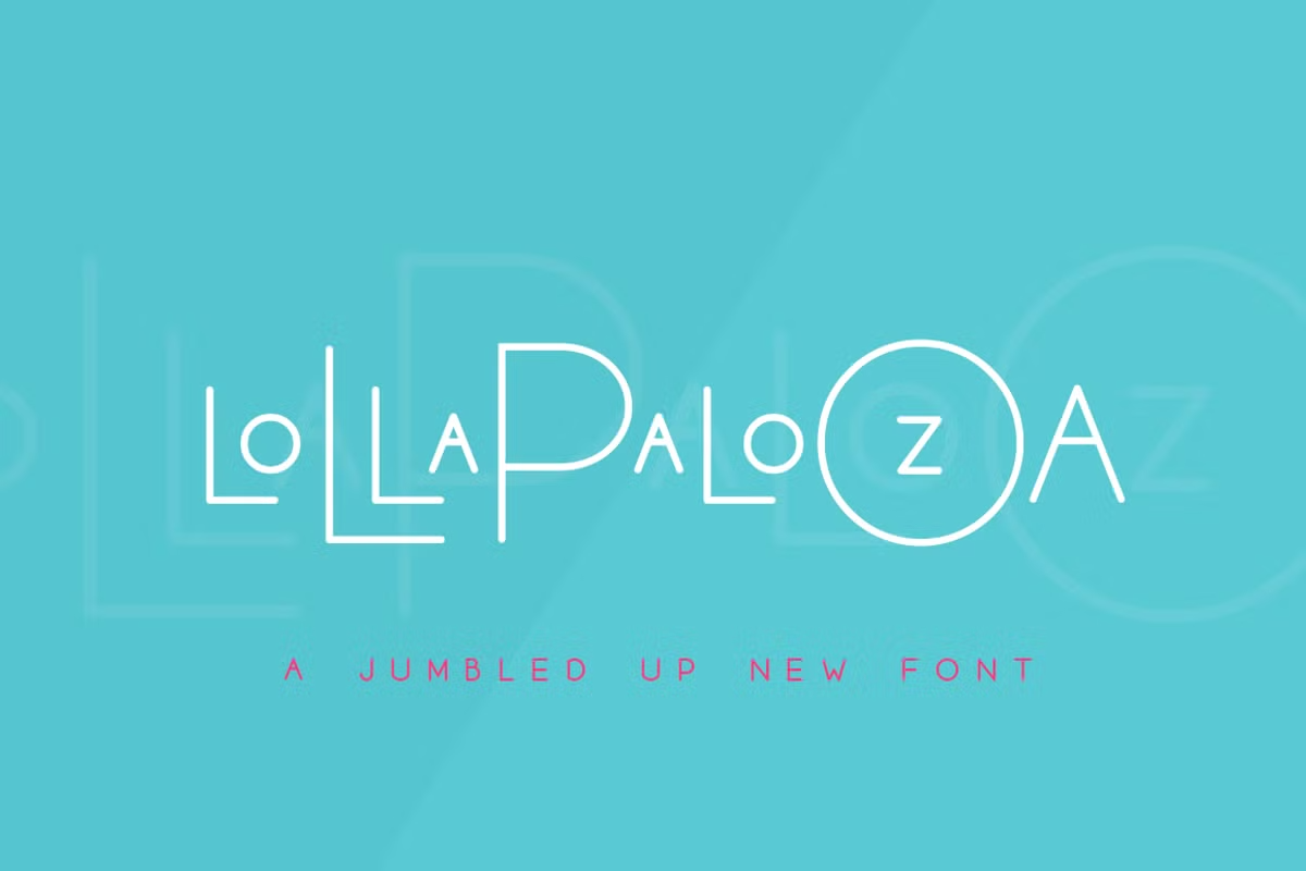 Lollapalooza Font Feature