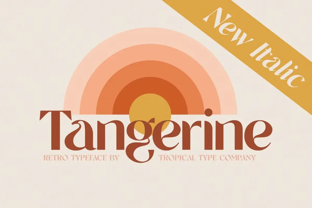 Tangerine Retro Font