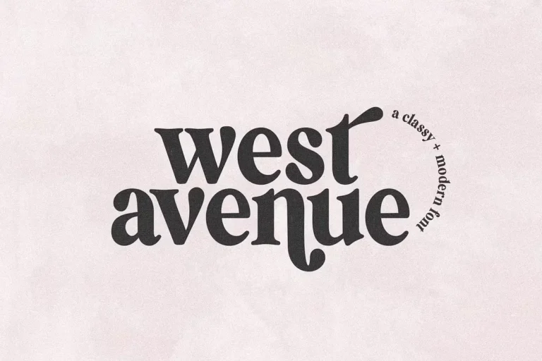 west avenue font