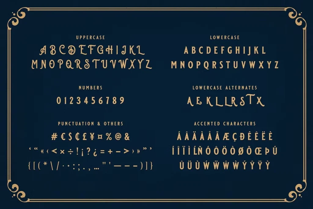black river font 3