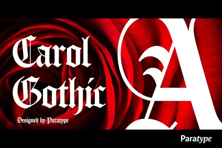 carol gothic font feature