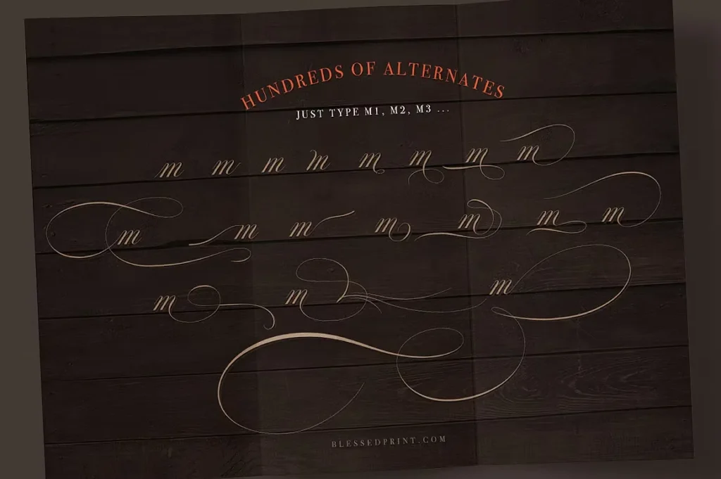 mozart font view 3