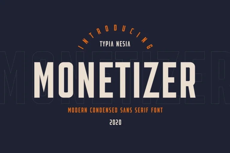 Monetizador Font Free Download