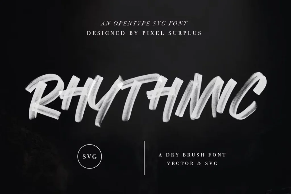 Rhythmic Font