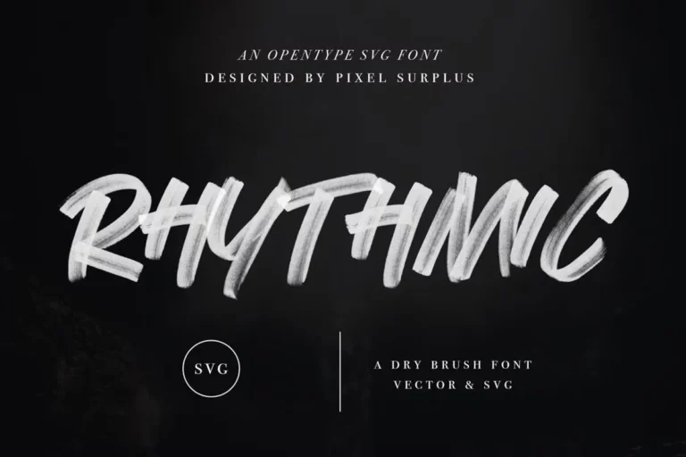 Rhythmic Font