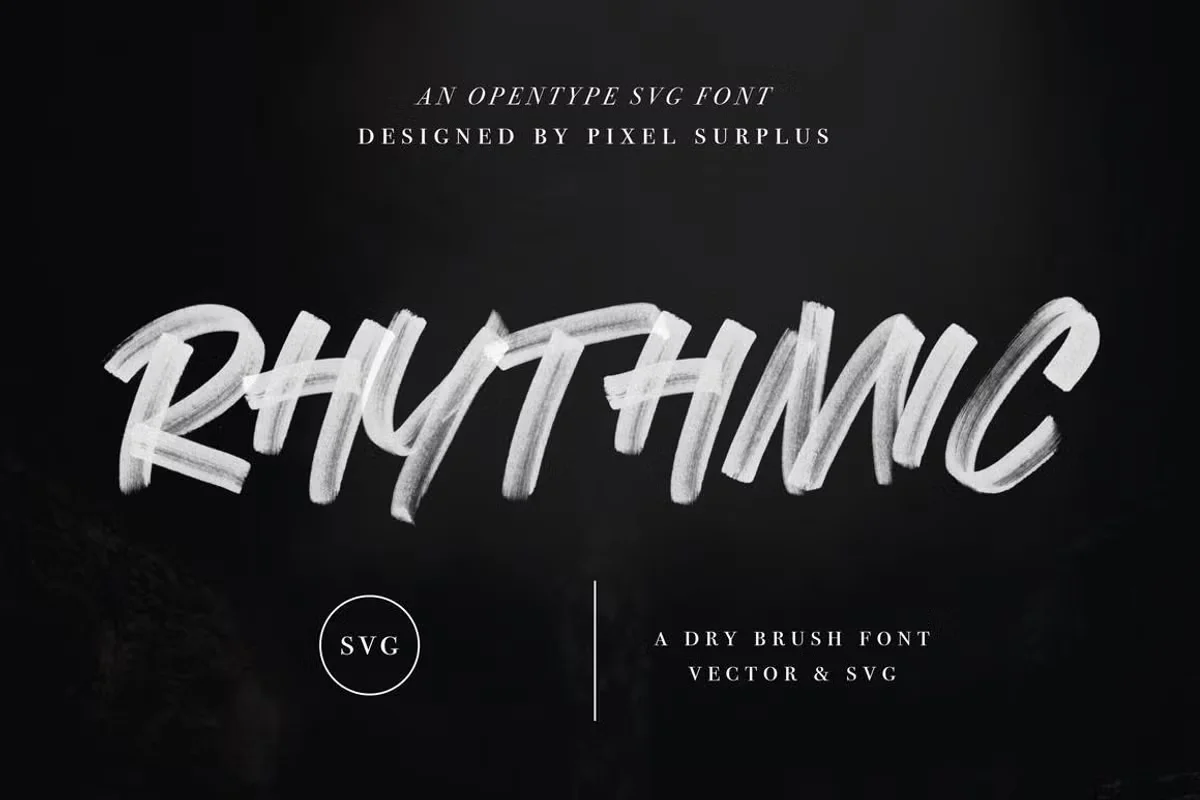 Rhythmic Font