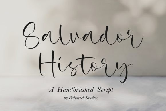 Salvador History Font