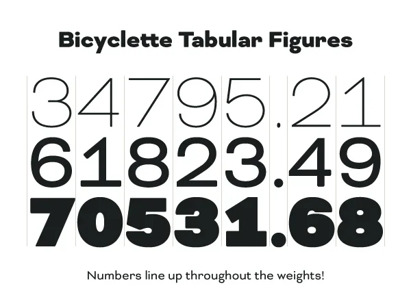 bicyclette font free download 4