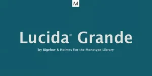 lucida grande font