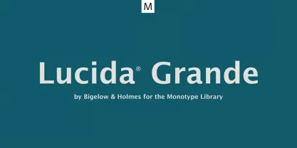 lucida grande font