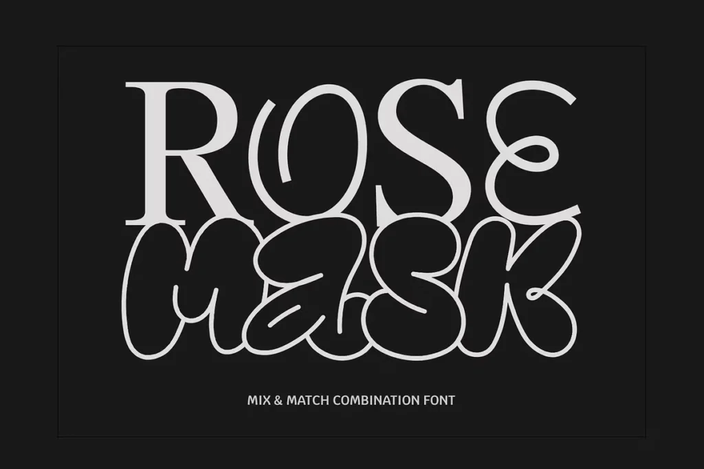 rose mask font download